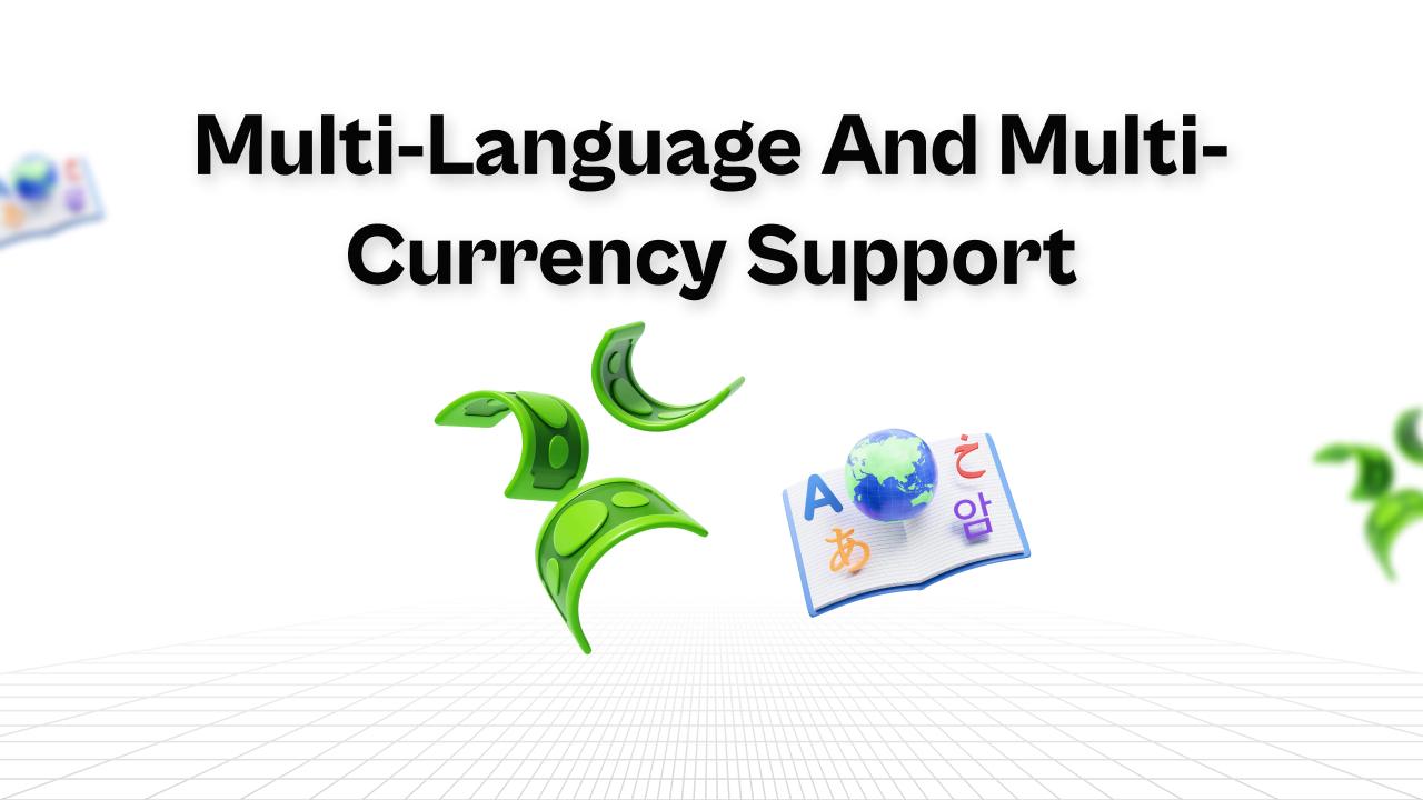 Multi-Language and Multi-Currency Support banner