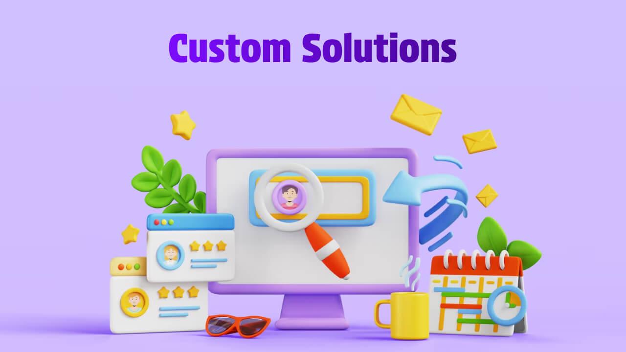 1. Custom Solutions banner