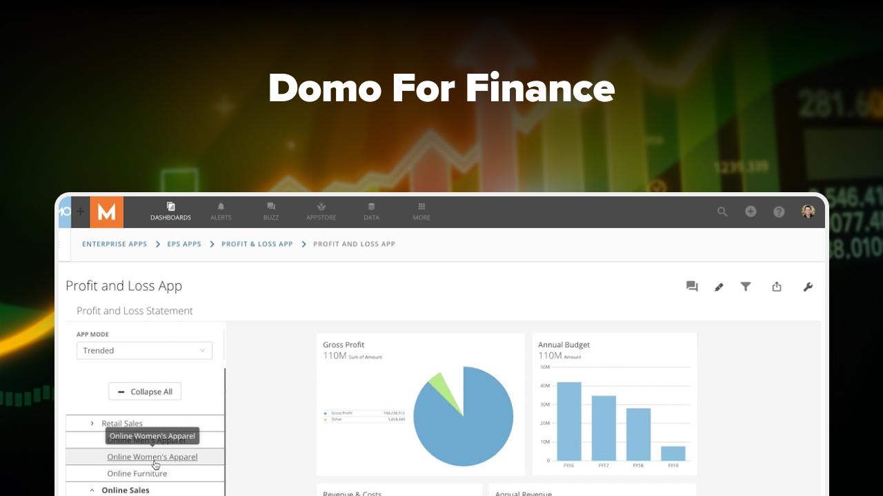 10. Domo for Finance banner