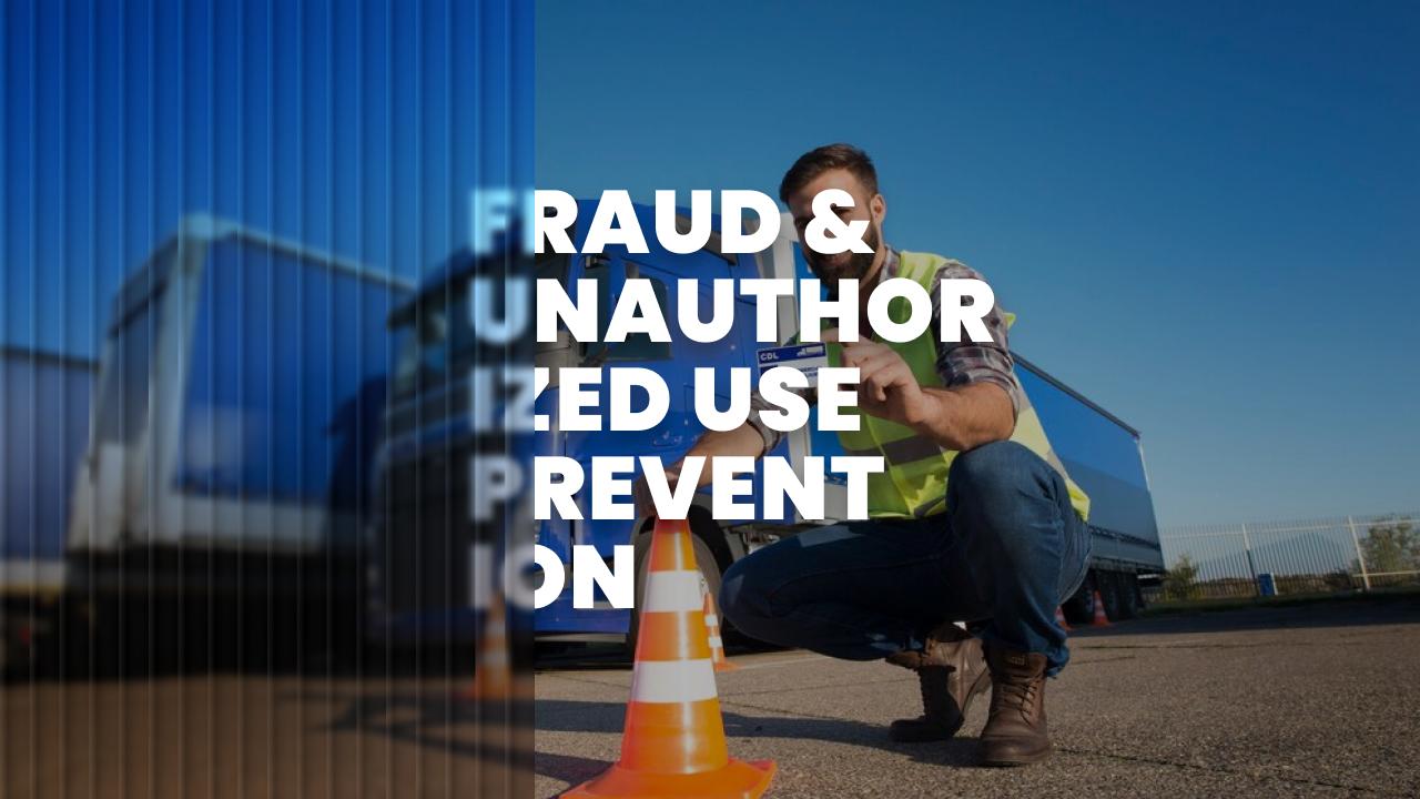 7. Fraud & Unauthorized Use Prevention banner