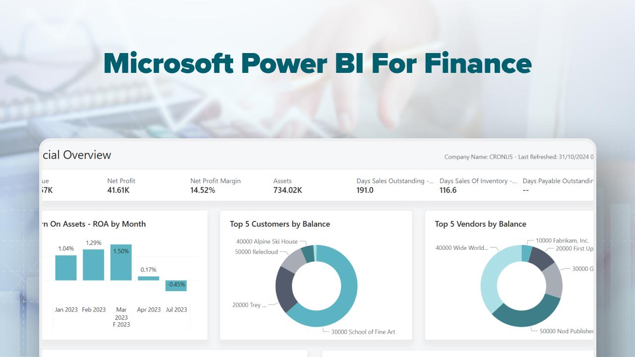 3. Microsoft Power BI for Finance banner